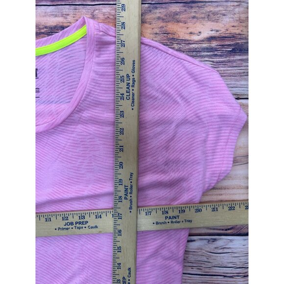 Nike Dri-Fit Womens Pink Loose Fit Sheer Tshirt Small - Picture 5 of 5